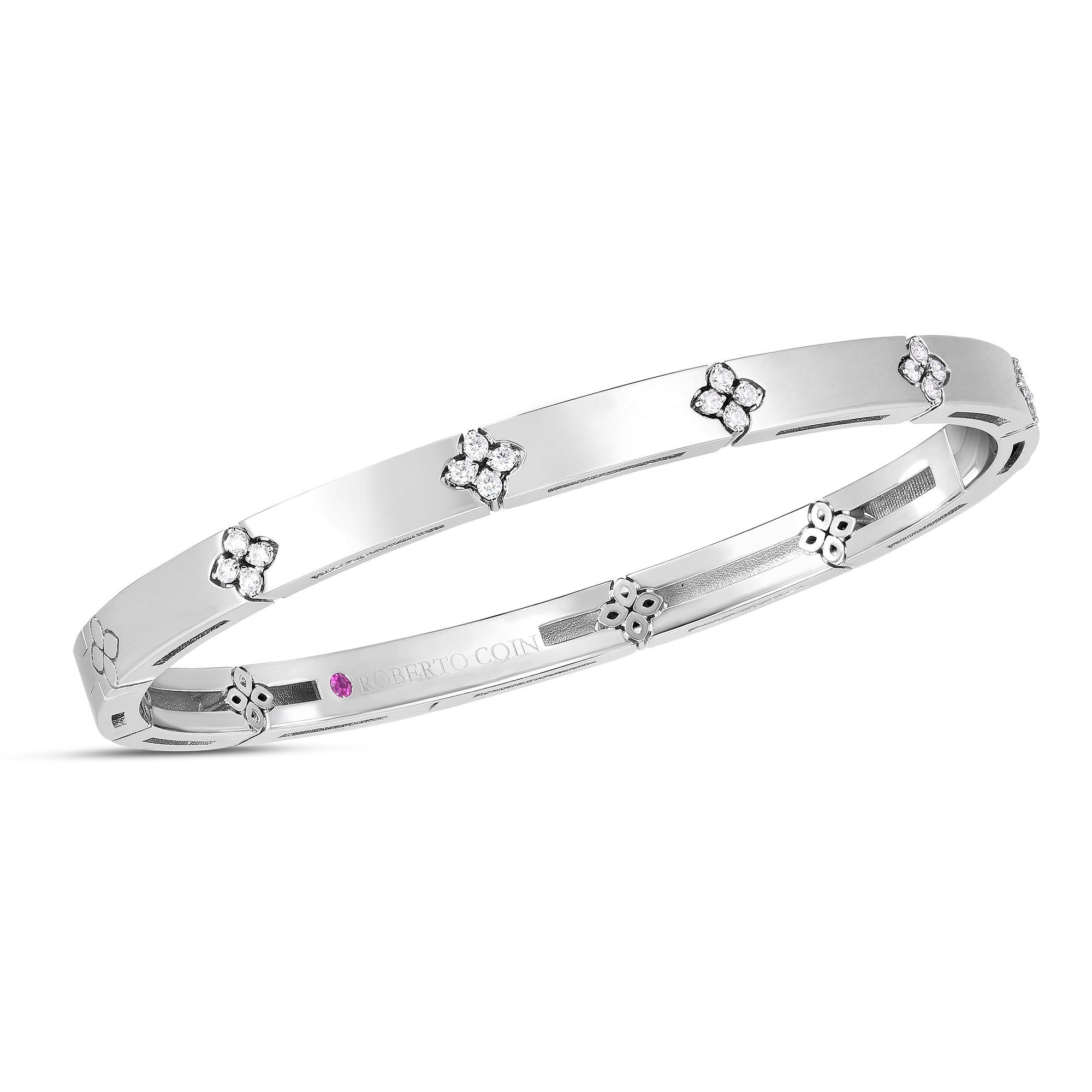 Roberto Coin LOVE IN VERONA BANGLE WITH DIAMONDS
