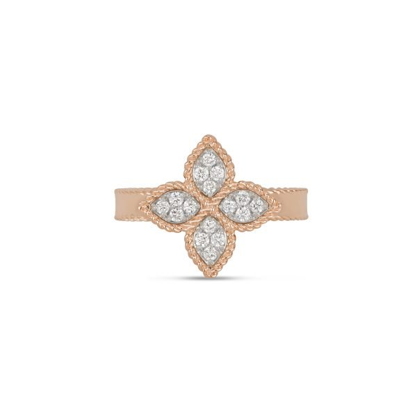 Roberto Coin PRINCESS FLOWER RING MIT DIAMANTEN