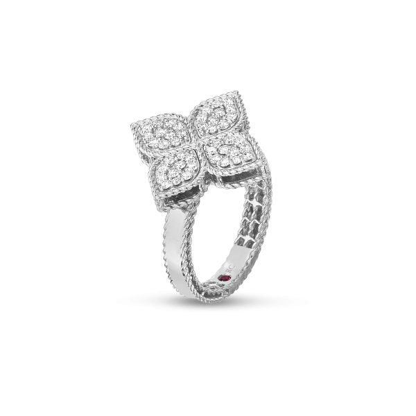 Roberto Coin PRINCESS FLOWER RING MIT DIAMANTEN S54