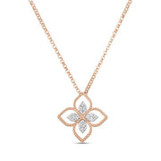 Roberto Coin PRINCESS FLOWER PENDANT WITH DIAMONDS