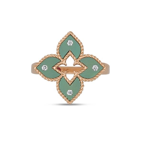 Roberto Coin VENETIAN PRINCESS RING WITH TITANIUM
