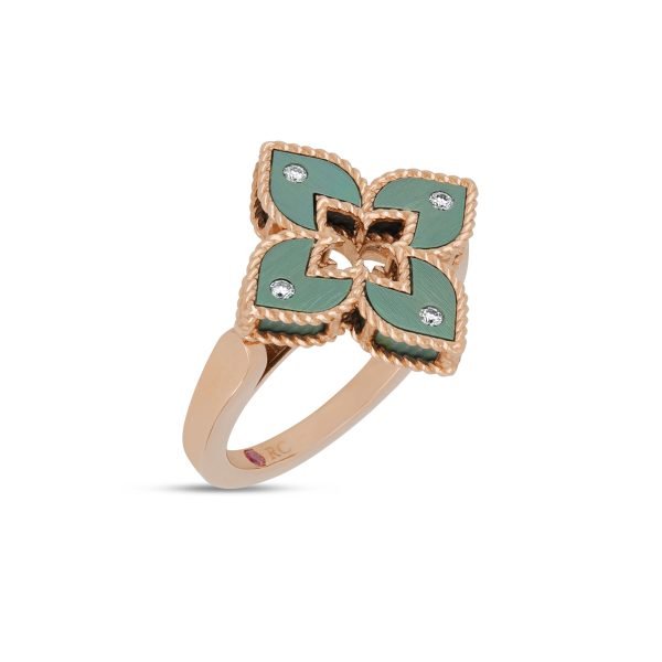 Roberto Coin VENETIAN PRINCESS RING WITH TITANIUM
