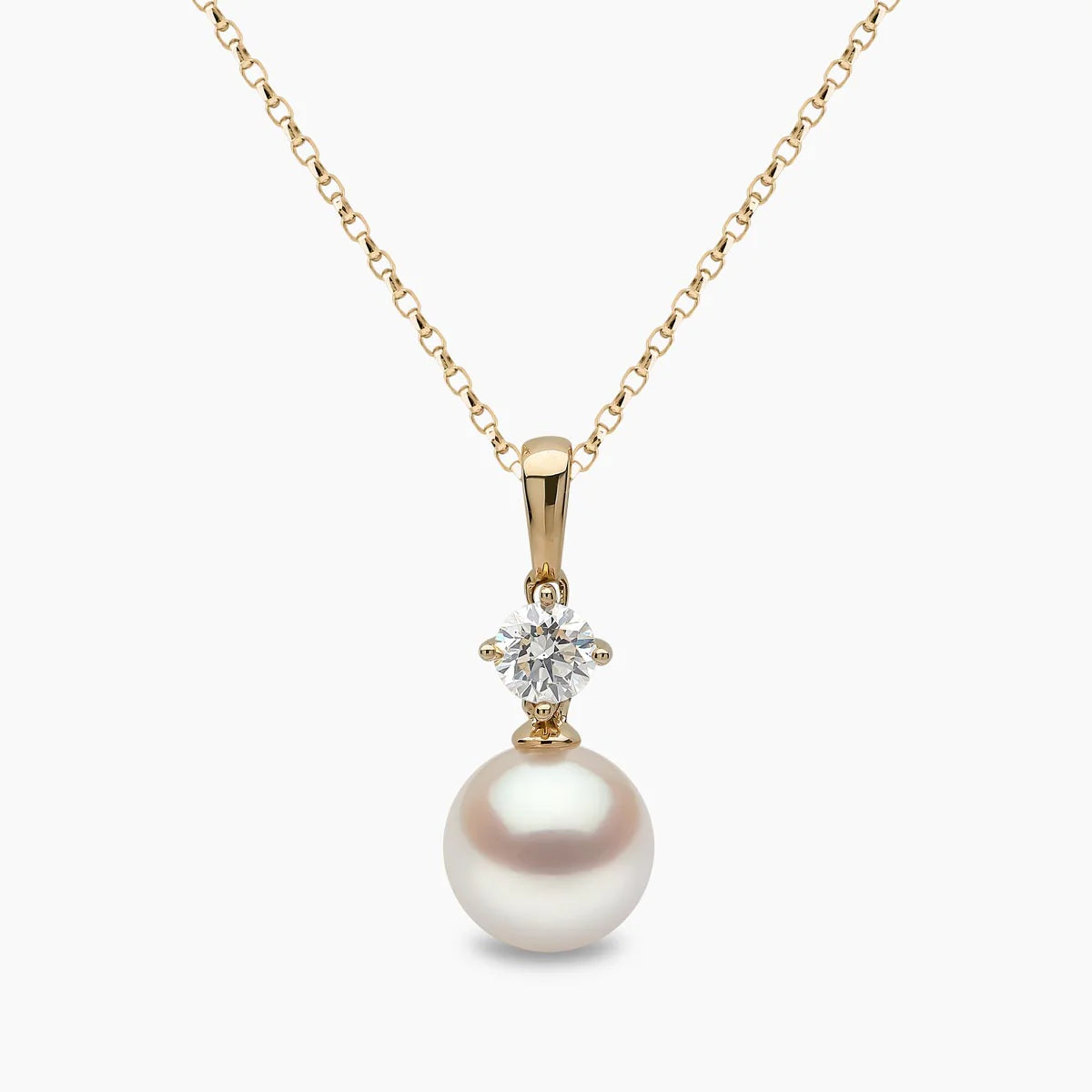 Yoko London CLASSIC AKOYA PEARL AND DIAMOND PENDANT