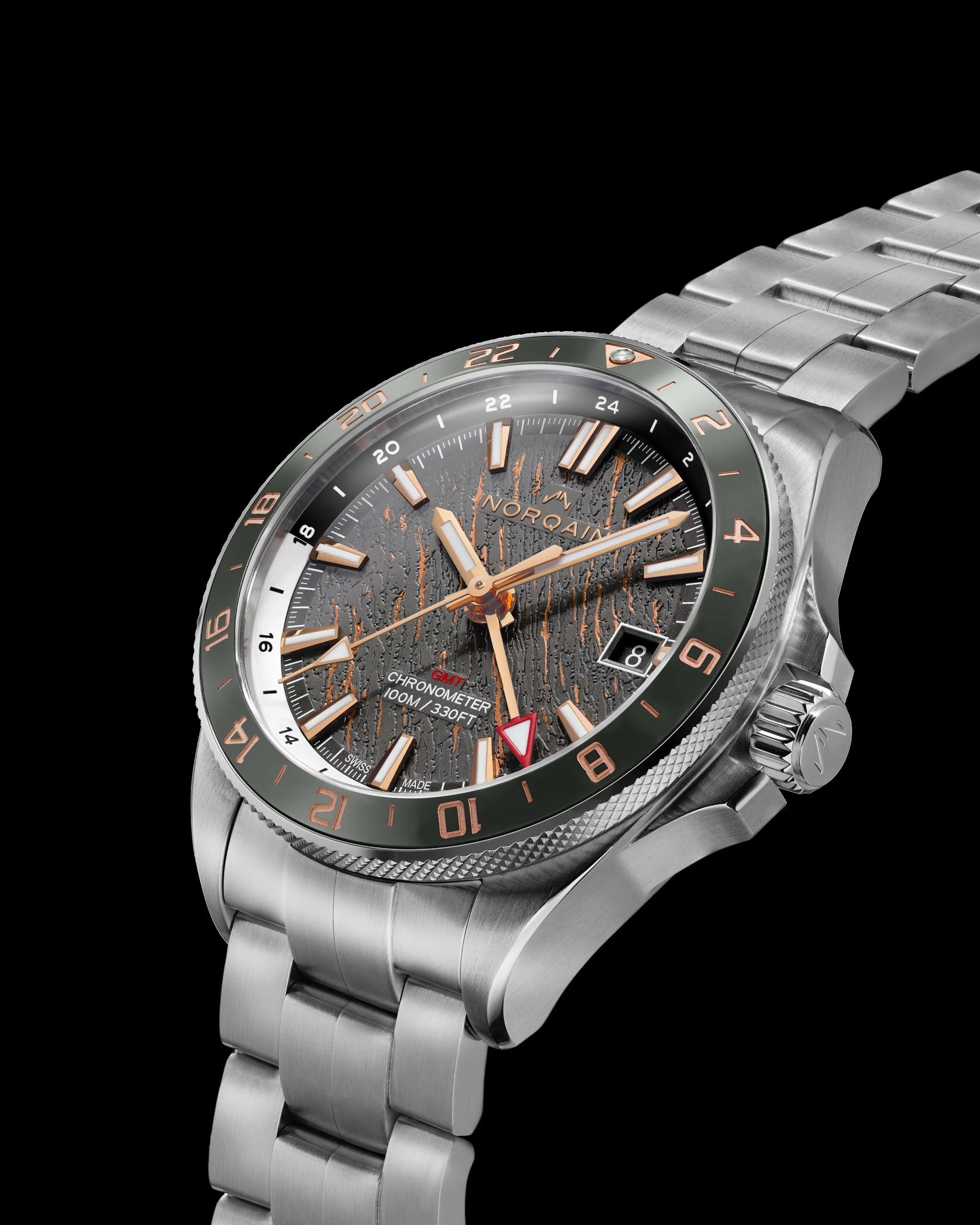 NORQAIN NEVEREST GMT GLACIER 41MM