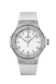 Hublot BIG BANG STEEL WHITE PAVÉ 38MM