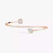 Messika BRACELET JONC MON TWIN TOI &amp; MOI 0,15CT