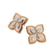 Roberto Coin PRINCESS FLOWER EARRINGS WITH DIAMONDS