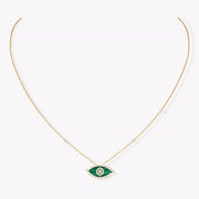Lucky Eye Malachite Necklace
