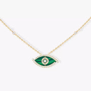 Lucky Eye Malachite Necklace