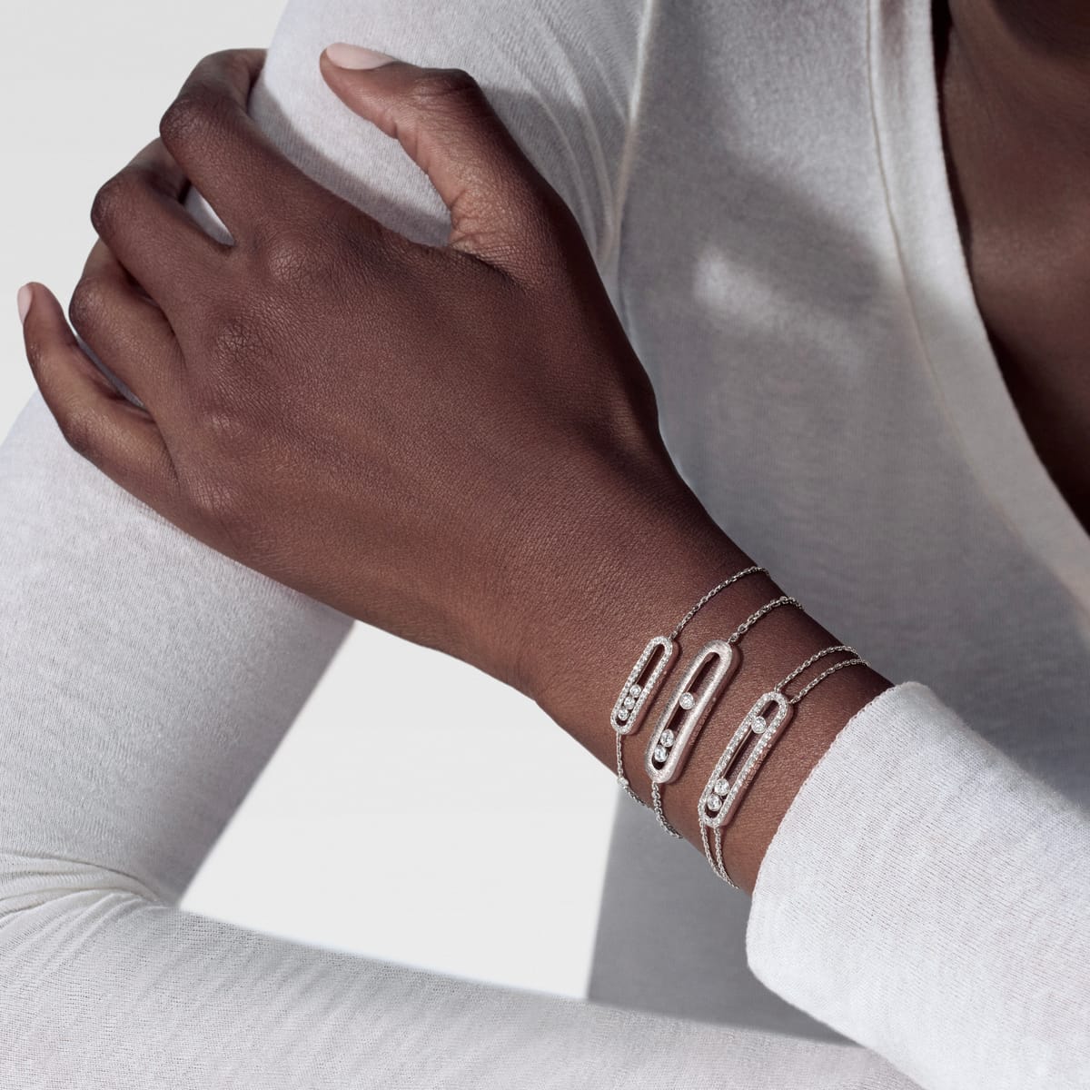 Move Classique Pavé Bracelet, Petit Model