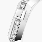Moderniste pavé ring, small model Size: 54
