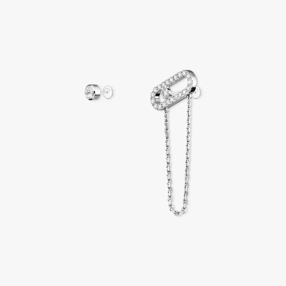 Move Uno chain and stud earrings