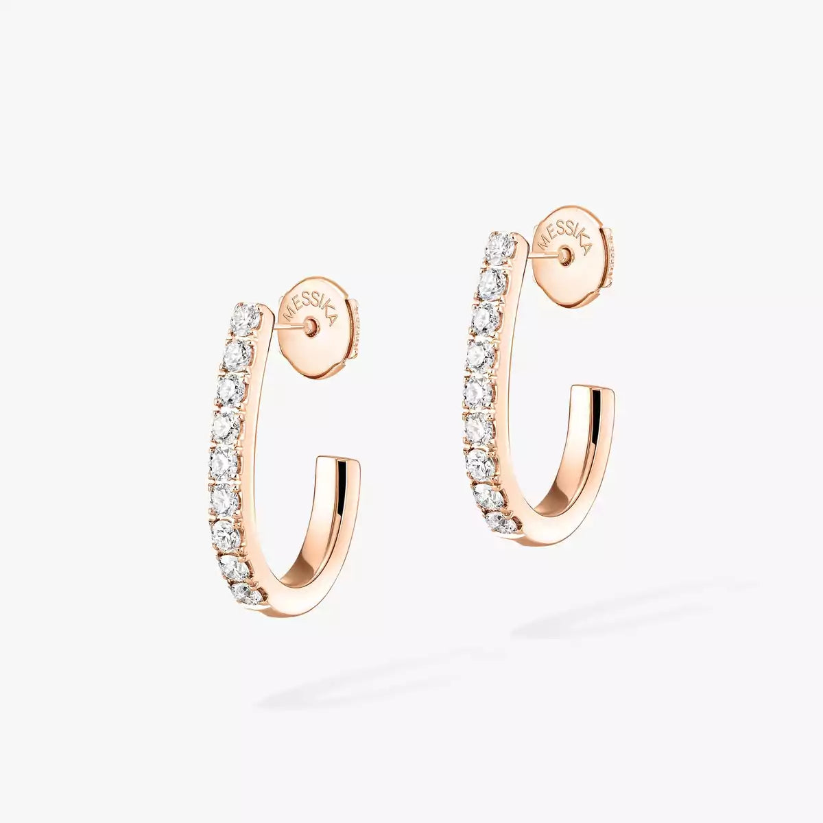 Boucles d'oreilles créoles Messika GATSBY XS