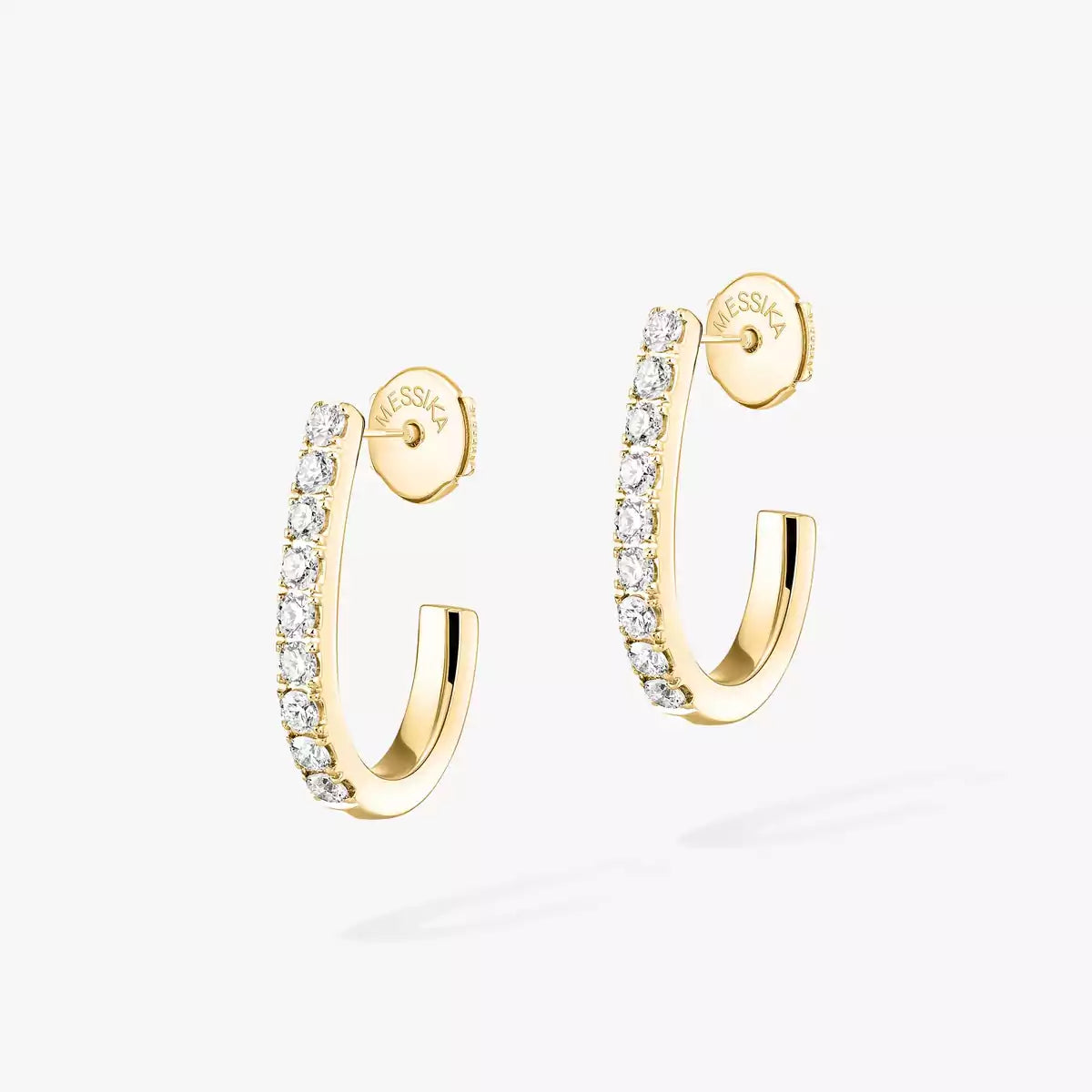 Boucles d'oreilles créoles Messika GATSBY XS