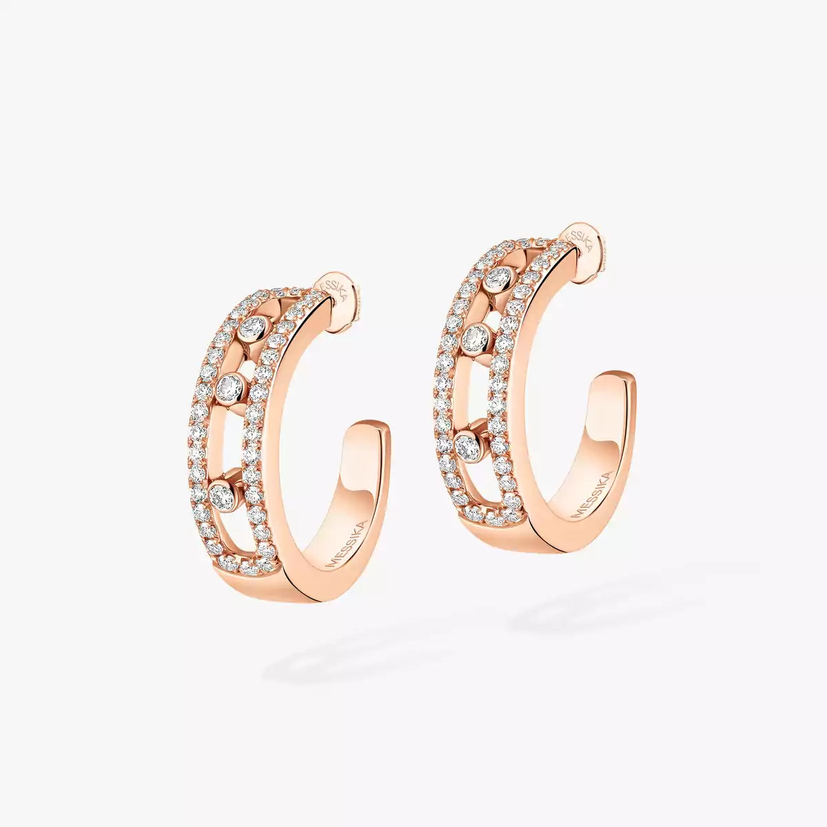 Creoles pavés Move earrings