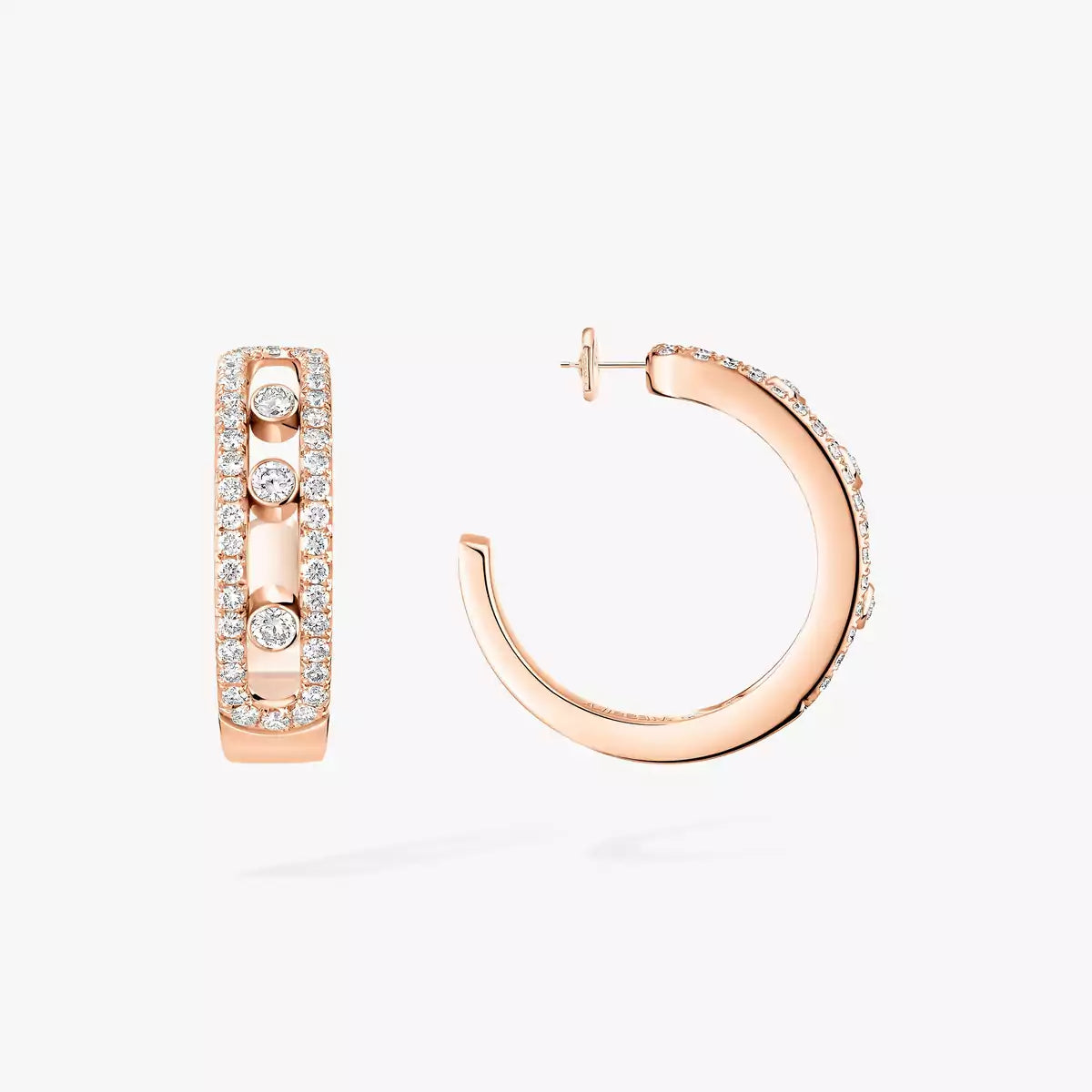 Creoles pavés Move earrings