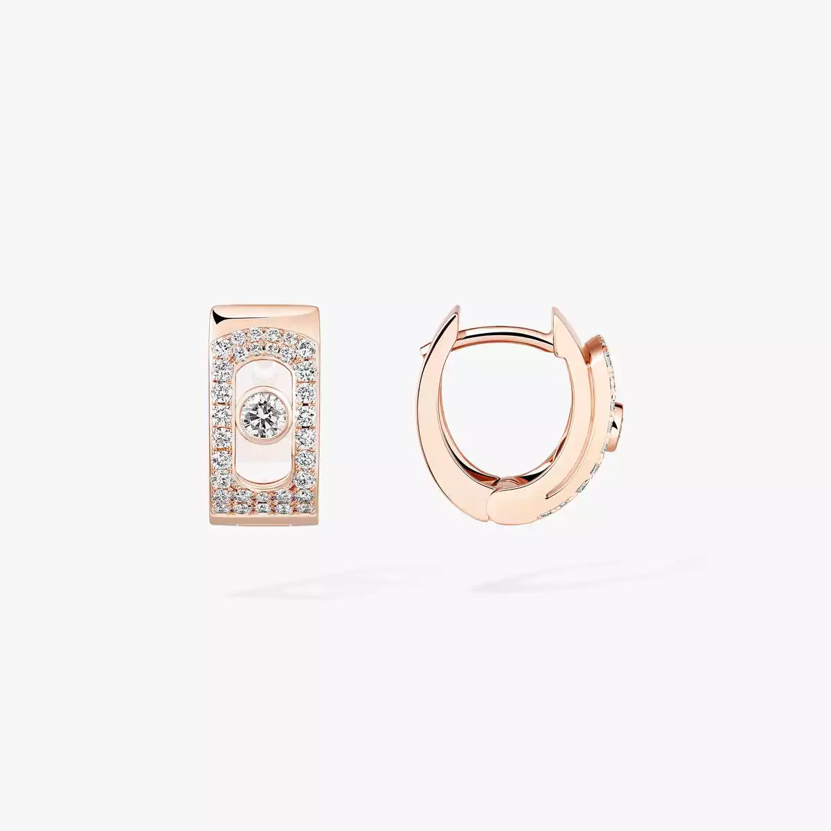 Move Noa pavé hoop earrings