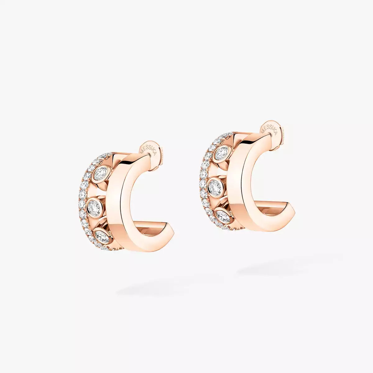 Boucles d'oreilles Messika MINI CRÉOLES MOVE ROMANE
