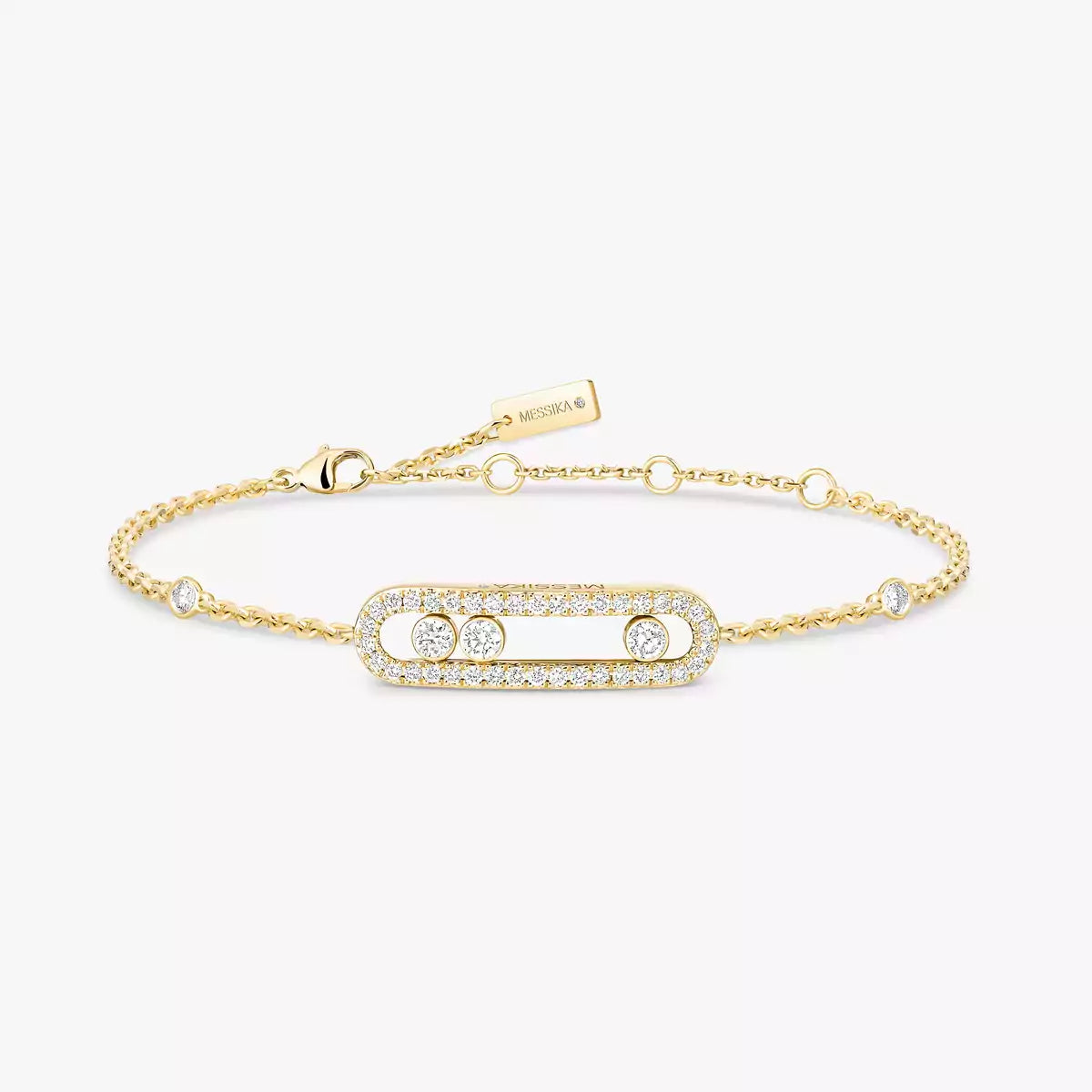 BABY MOVE PAVÉ BRACELET yellow gold