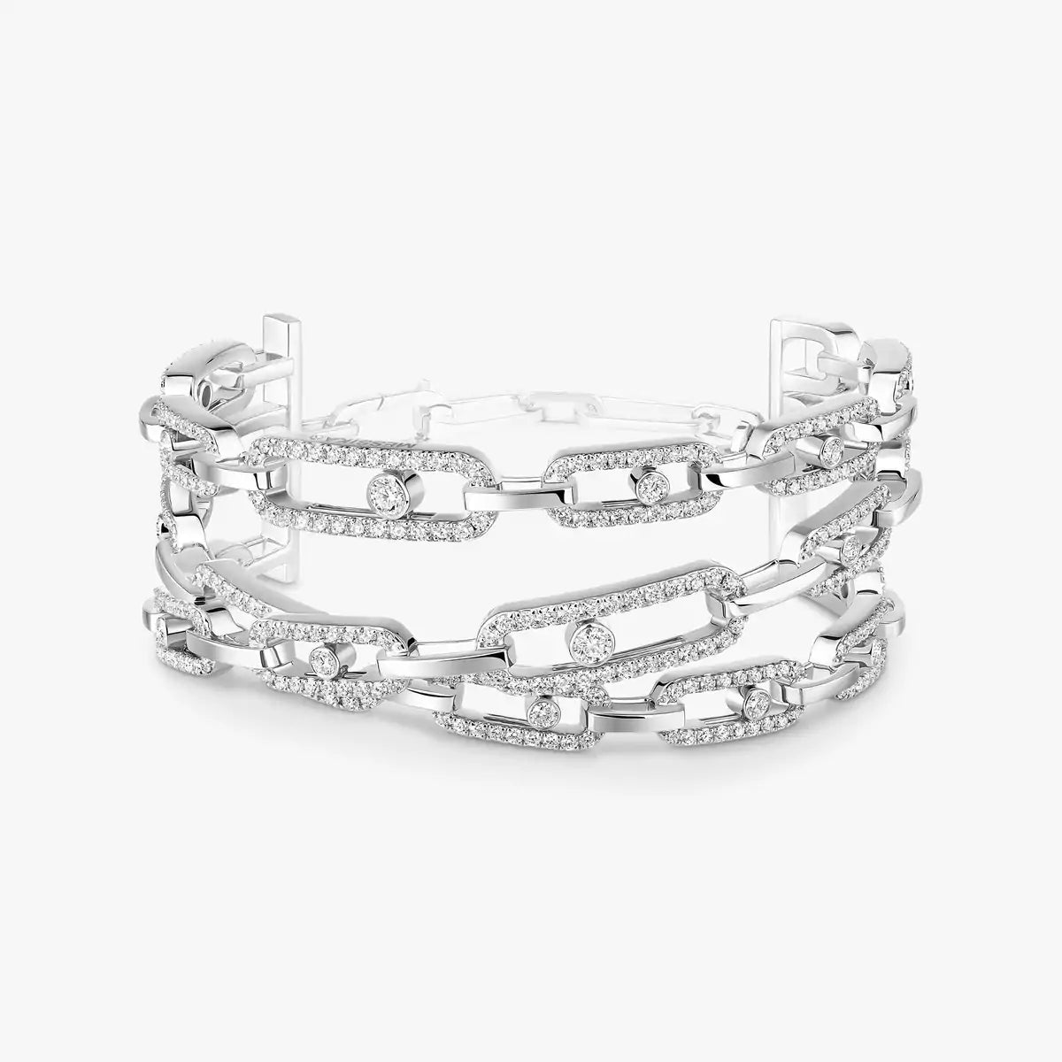 Move Link 3-Row Sleeve Bracelet Size: M