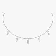 Messika MOVE UNO PAVÉ TASSEL CHOKER