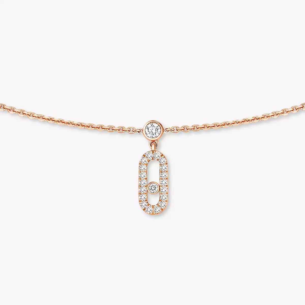 MOVE UNO PAVÉ TASSEL CHOKER