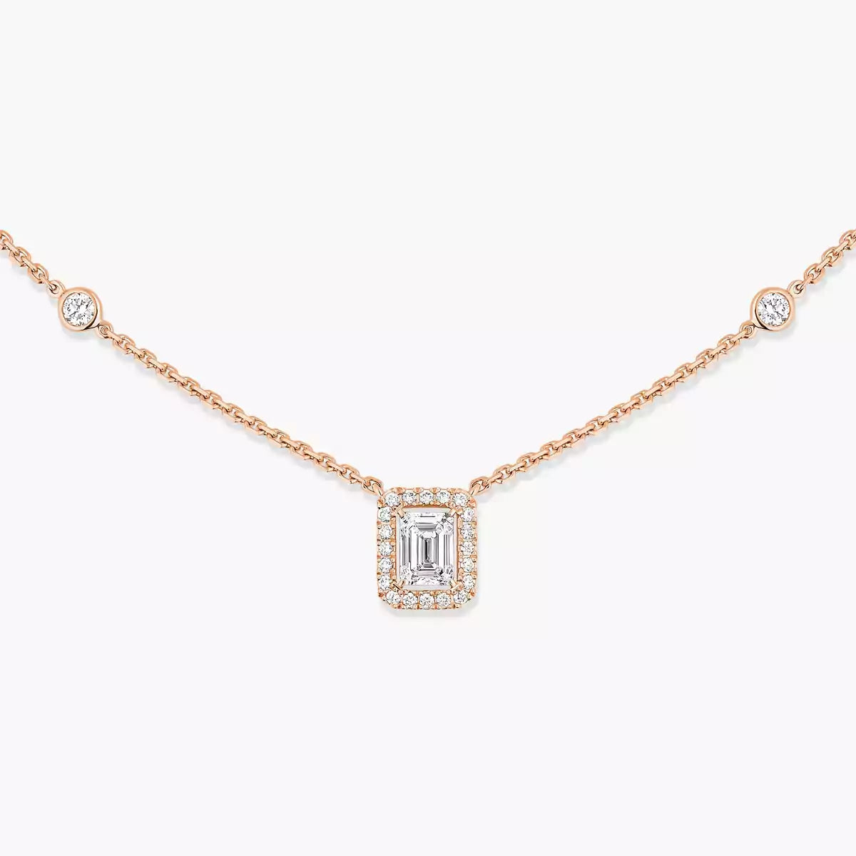 Joy necklace, emerald cut