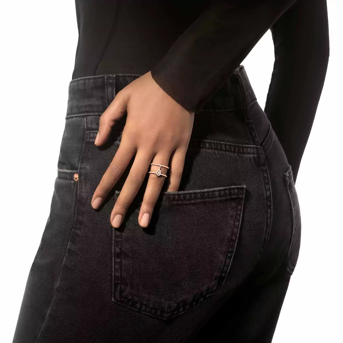 Messika GLAM'AZONE 2 ROWS PAVED