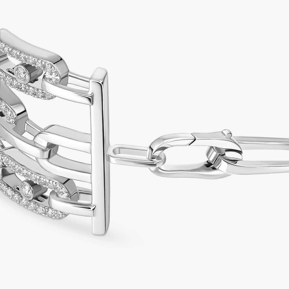 Move Link 3-Row Sleeve Bracelet Size: M