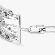 Move Link 3-Row Sleeve Bracelet Size: M