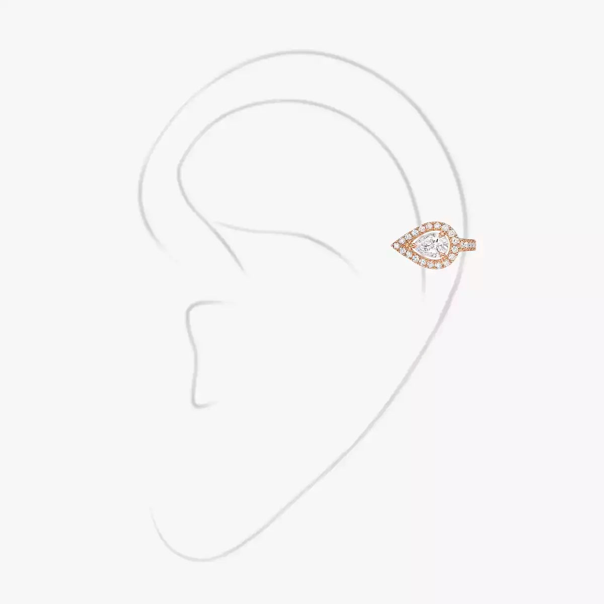 Messika MONO CLIP TOP MY TWIN DIAMOND PEAR 0.15CT