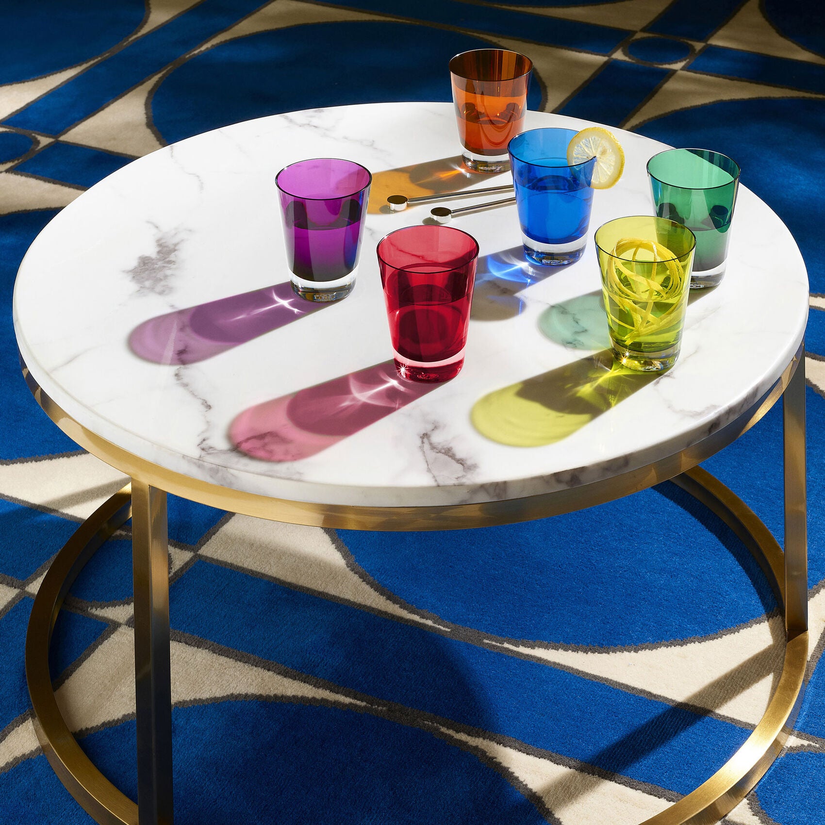 Baccarat MOSAIQUE COLORS TUMBLERS SET OF 6
