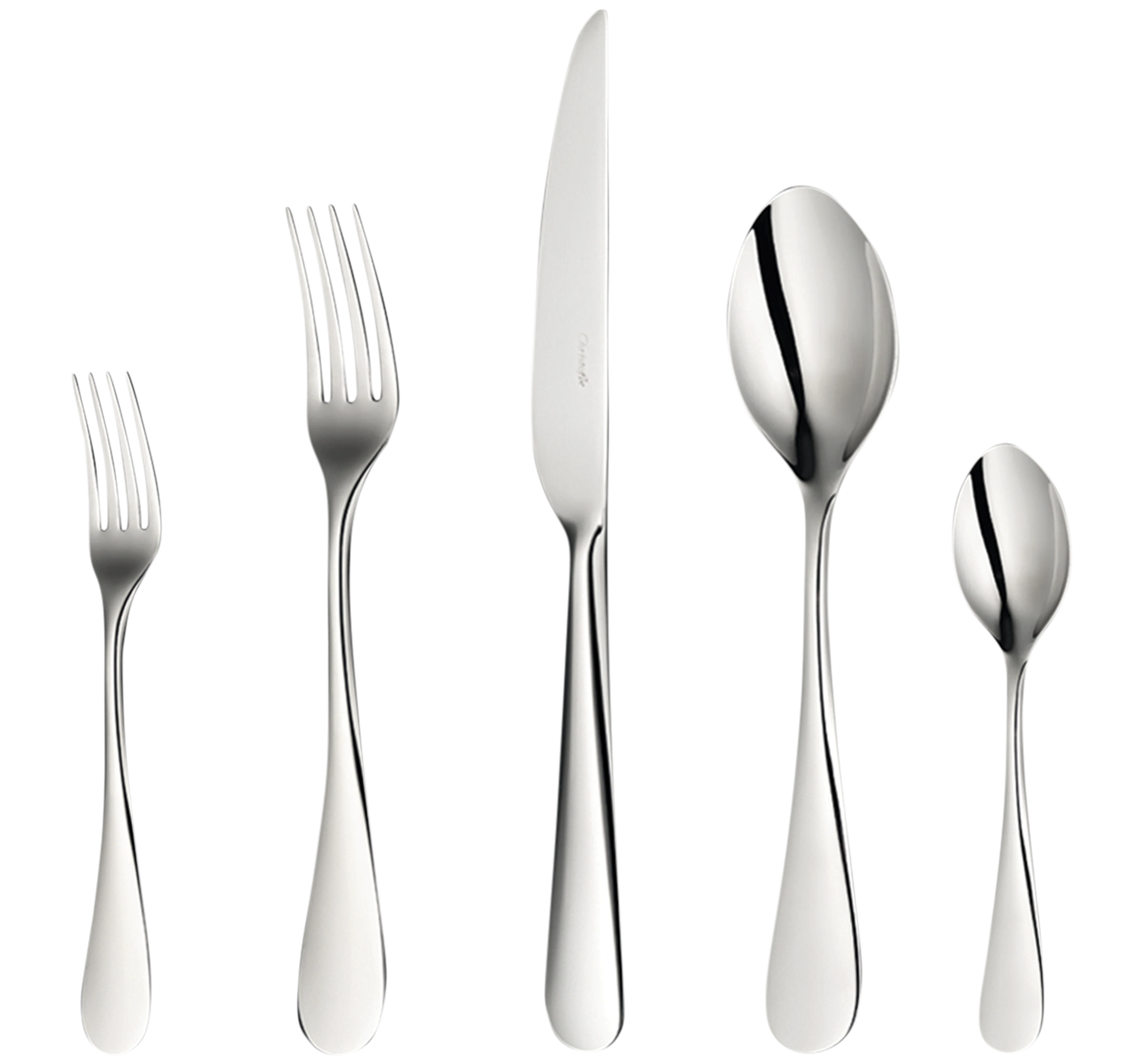Christofle ORIGINE 75-teiliges Edelstahl-Besteckset mit Truhe