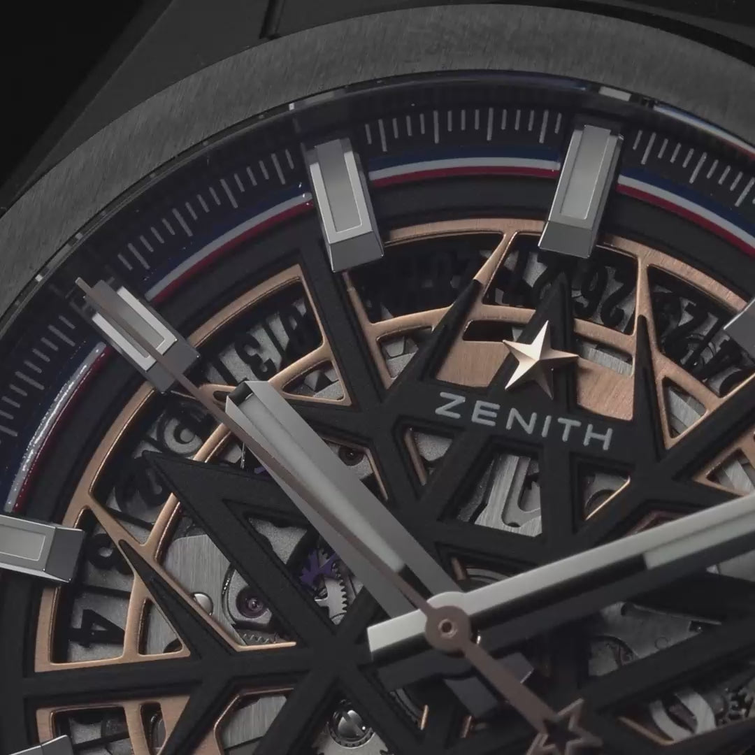 Video laden: Zenith DEFY CLASSIC SKELETON LIMITED FUSALP 41MM