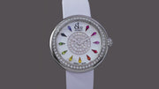 Brilliant One Row Multicolored Sapphires 38 MM