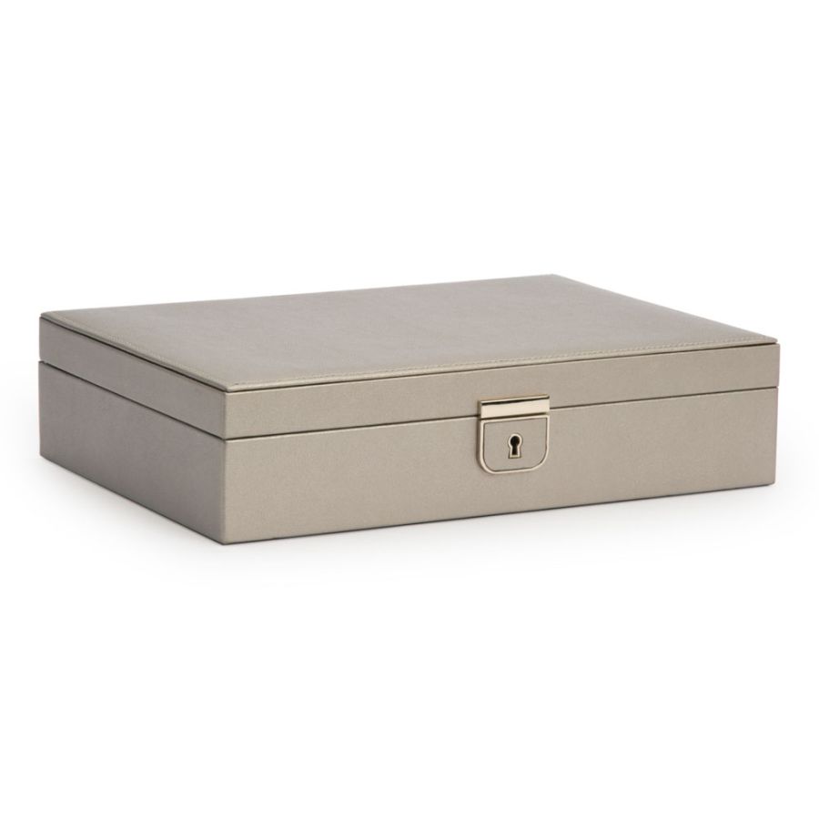 WOLF PALERMO MEDIUM JEWELRY BOX PEWTER