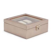 WOLF PALERMO 6 PIECE WATCH BOX ROSE GOLD