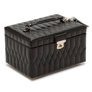 WOLF CAROLINE MEDIUM JEWELRY CASE BLACK