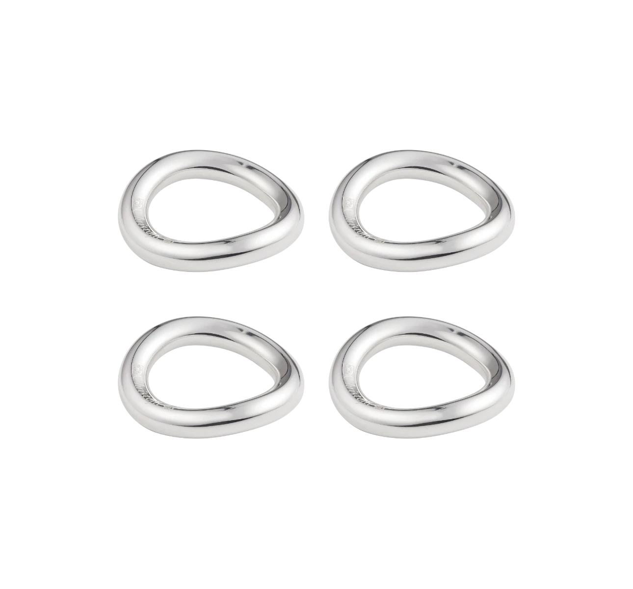 Christofle VERTIGO Set of 4 Napkinholders / Knife rests